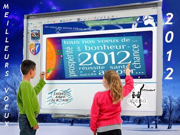 Tous nos voeux pour 2012